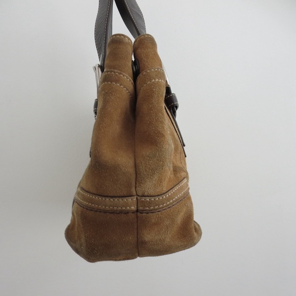 Coach Khaki Mini Tote Bag - Picture 9 of 9